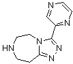 6,7,8,9-四氢-3-(2-吡嗪基)-5H-1,2,4-三唑并[4,3-d][1,4]二氮杂卓分子结构 (CAS 1263281-17-9)