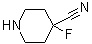 CAS # 1263281-75-9, 4-Fluoro-4-piperidinecarbonitrile, 4-Fluoropiperidine-4-carbonitrile