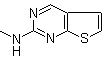 structure of CAS# 1263282-74-1, N-甲基噻吩并[2,3-d]嘧啶-2-胺