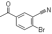 5-乙酰基-2-溴苯甲腈分子结构 (CAS 1263285-73-9)
