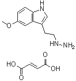3-(2-肼基乙基)-5-甲氧基-1H-吲哚 2-丁烯二酸盐分子结构 (CAS 1263287-82-6)