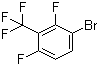 1-溴-2,4-二氟-3-(三氟甲基)苯分子结构 (CAS 1263377-74-7)