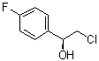 structure of CAS# 126534-42-7, (alphaS)-alpha-(氯甲基)-4-氟苯甲醇