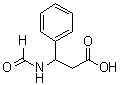 structure of CAS# 126575-05-1, beta-(甲酰氨基)苯丙酸