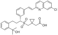 孟鲁司特砜分子结构 (CAS 1266620-74-9)