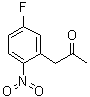 1-(5-氟-2-硝基苯基)-2-丙酮分子结构 (CAS 1266659-06-6)