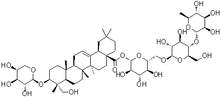 威岩仙皂苷 D分子结构 (CAS 12672-45-6)