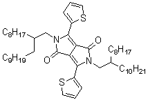 2,5-双(2-辛基十二烷基)-3,6-双(噻吩-2-基)吡咯并[3,4-c]吡咯-1,4(2H,5H)-二酮分子结构 (CAS 1267540-02-2)