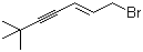 1-溴-6,6-二甲基-2-庚烯-4-炔分子结构 (CAS 126764-15-6)