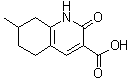 1,2,5,6,7,8-六氢-7-甲基-2-氧代-3-喹啉羧酸分子结构 (CAS 1267956-75-1)