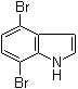 structure of CAS# 126811-31-2, 4,7-Dibromoindole