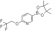 2-(2,2,2-三氟乙氧基)吡啶-5-硼酸频哪醇酯分子结构 (CAS 1268467-17-9)