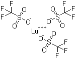 structure of CAS# 126857-69-0, Lutetium(III) trifluoromethanesulfonate