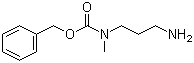 N-苄氧羰基-N-甲基-1,3-丙二胺分子结构 (CAS 126955-77-9)