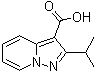 structure of CAS# 126959-38-4, 2-异丙基吡唑并[1,5-a]吡啶-3-羧酸