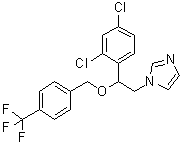 CAS # 1269726-67-1, 1-[2-(2,4-Dichlorophenyl)-2-[[4-(trifluoromethyl)phenyl]methoxy]ethyl]-1H-imidazole, Dapaconazole