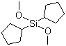 二环戊基二甲氧基硅烷分子结构 (CAS 126990-35-0)
