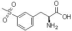structure of CAS# 1270093-99-6, 3-(甲基磺酰基)-L-苯丙氨酸