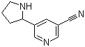 5-(2-吡咯烷基)吡啶-3-甲腈分子结构 (CAS 1270380-93-2)