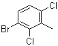 1-溴-2,4-二氯-3-甲基苯分子结构 (CAS 127049-87-0)