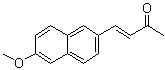(E)-4-(6-甲氧基-2-萘基)-3-丁烯-2-酮分子结构 (CAS 127053-22-9)