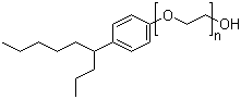 壬基酚聚氧乙烯醚分子结构 (CAS 127087-87-0)
