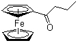 structure of CAS# 1271-94-9, Butyrylferrocene