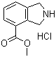 structure of CAS# 127168-90-5, 4-(Methoxycarbonyl)isoindoline hydrochloride