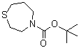 四氢-1,4-硫氮杂卓-4(5H)-羧酸叔丁酯分子结构 (CAS 1272667-22-7)
