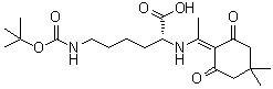 N2-[1-(4,4-二甲基-2,6-二氧代环己基亚基)乙基]-N6-[叔丁氧羰基]-D-赖氨酸分子结构 (CAS 1272754-98-9)