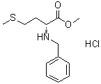 N-(苯基甲基)-D-蛋氨酸甲酯盐酸盐分子结构 (CAS 1272755-12-0)