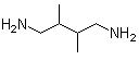 2,3-二甲基-1,4-丁二胺分子结构 (CAS 127292-54-0)