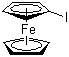 1-碘二茂铁分子结构 (CAS 1273-76-3)