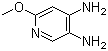 6-甲氧基吡啶-3,4-二胺分子结构 (CAS 127356-26-7)