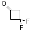 3,3-二氟环丁酮分子结构 (CAS 1273564-99-0)