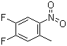 2-硝基-4,5-二氟甲苯分子结构 (CAS 127371-50-0)