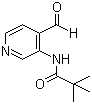 structure of CAS# 127446-35-9, N-(4-甲酰基吡啶-3-基)-2,2-二甲基丙酰胺
