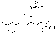 N,N-双(4-磺丁基)-3-甲基苯胺分子结构 (CAS 127544-88-1)