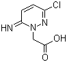 6-氯-3-亚氨基-2,3-二氢哒嗪-2-乙酸分子结构 (CAS 127566-18-1)