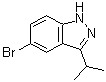 5-Bromo-3-isopropyl-1H-indazole molecular structure (CAS 1276075-40-1)