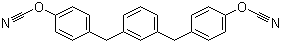 4,4'-[1,3-苯基双(1-甲基-亚乙基)]双苯基氰酸酯分子结构 (CAS 127667-44-1)