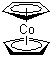 二茂钴分子结构 (CAS 1277-43-6)