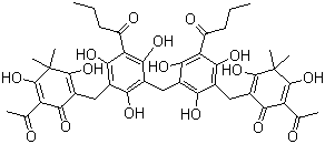 东北贯众素分子结构 (CAS 12777-70-7)