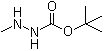2-甲基肼基羧酸叔丁酯分子结构 (CAS 127799-54-6)
