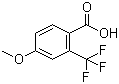 4-甲氧基-2-三氟甲基苯甲酸分子结构 (CAS 127817-85-0)