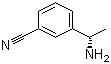 (S)-3-(1-氨基乙基)苯腈分子结构 (CAS 127852-22-6)