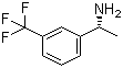 (R)-1-[3-(三氟甲基)苯基]乙胺分子结构 (CAS 127852-30-6)