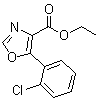 5-(2-氯苯基)-4-恶唑羧酸乙酯分子结构 (CAS 127919-26-0)