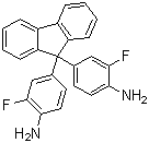structure of CAS# 127926-65-2, 9,9-双(3-氟-4-氨基苯基)芴