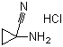 structure of CAS# 127946-77-4, 1-Amino-1-cyclopropanecarbonitrile hydrochloride
